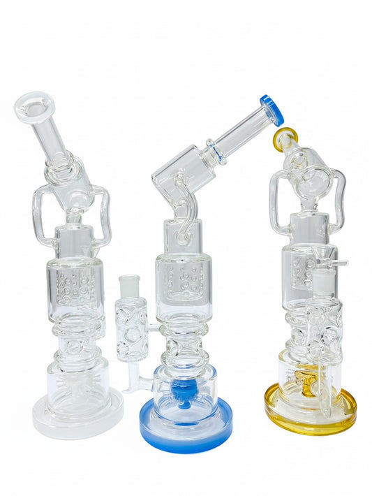 RC13 16" Triple Stack Multi Chamber Percolator Recycler Assorted Colors