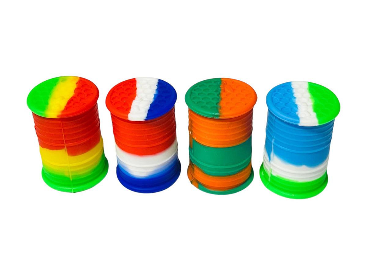 SJ7 Barrel Silicone Container 5ct