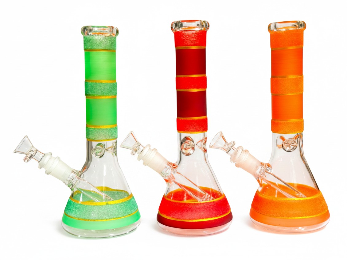 BK6 10" Colorful Glitter Beaker