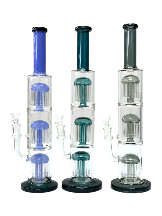 RG78 16" Triple Matrix Waterpipe Assorted Colors
