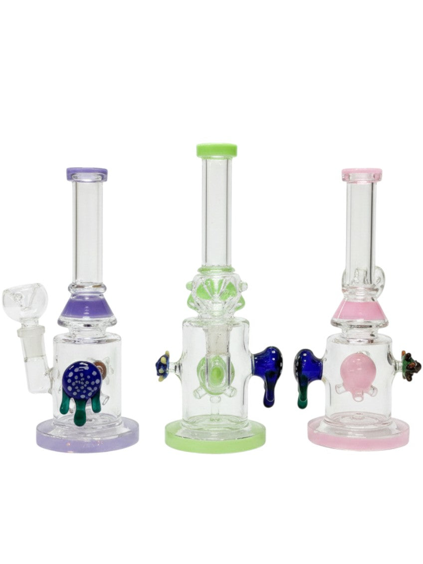 RG47 6" Mini Straight Tube Waterpipe Assorted Colors