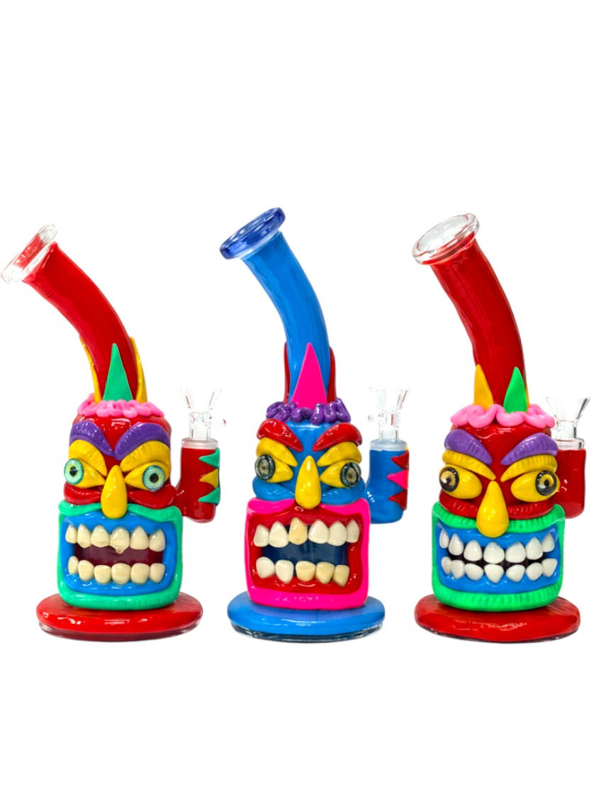 RG44 8" Clay Monster Waterpipe Assorted Colors