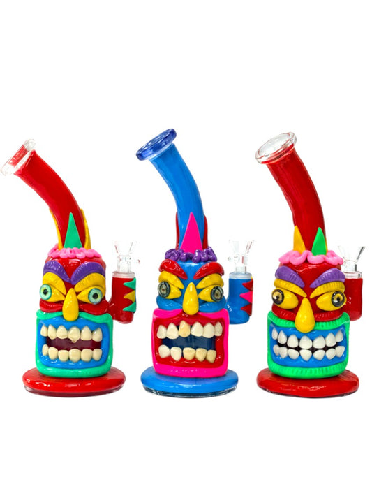 RG44 8" Clay Monster Waterpipe Assorted Colors