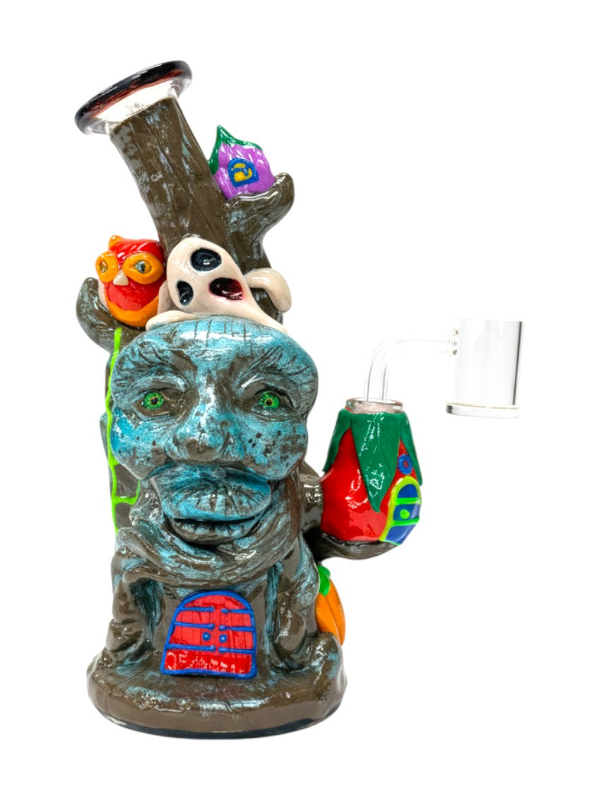 RG53 9" Tree House Waterpipe Assorted Colors