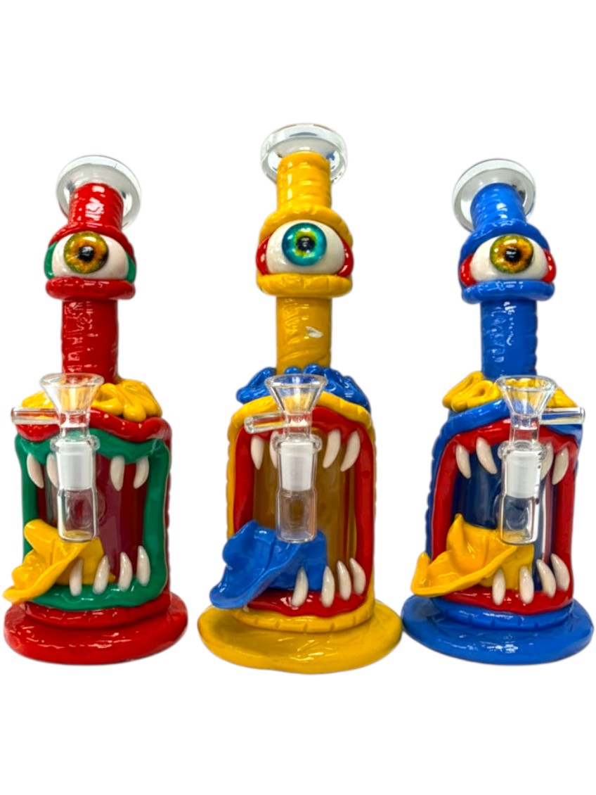 RG54 10" 3D Cyclops Monster Waterpipe Assorted Colors