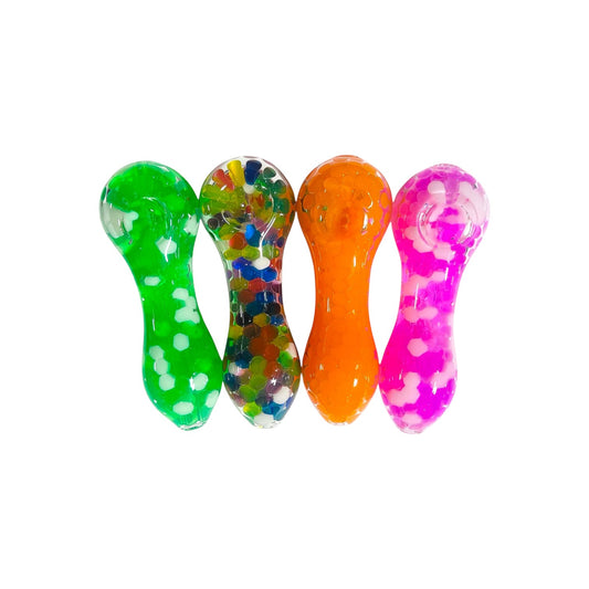 H2 5" Boba Spoon Handpipe Assorted Colors 5ct