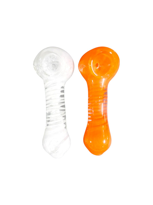 H17 4" Swirl Handpipe Assorted Colors 5ct