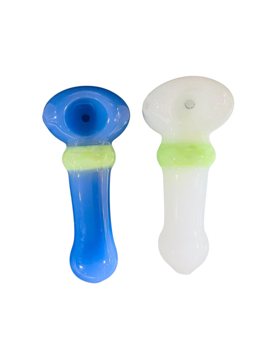 H19 4" Full Slime Tube Handpipe Assorted Colors 5ct