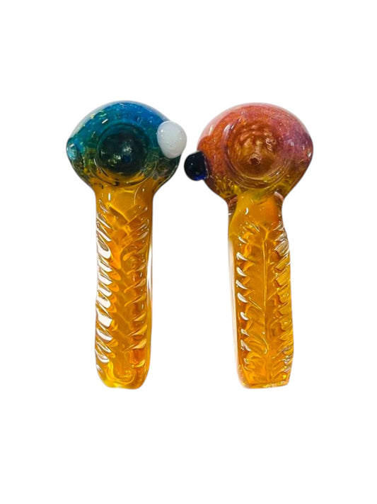 H25 4.5" Rectangle Cube Handpipe Assorted Colors 5ct