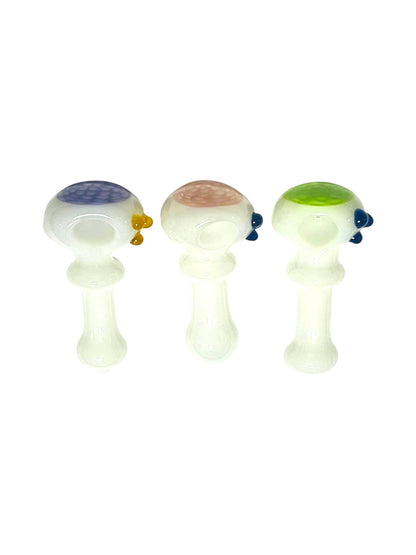 H44 5" Slime White Handpipe Assorted Colors 5ct