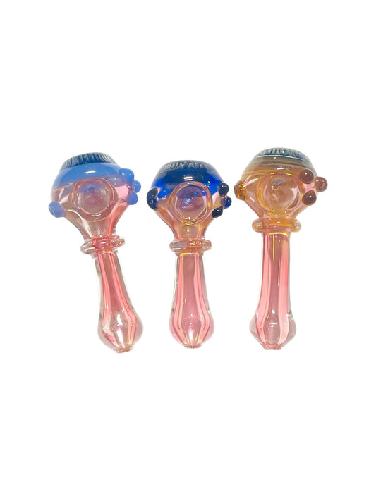 H45 5" Pure Fumed Handpipe Assorted Colors 5ct