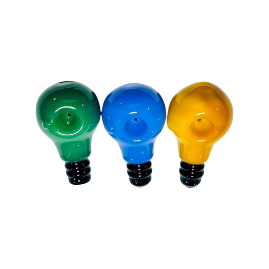 H74 4" Bulb Handpipe Assorted Colors 5ct