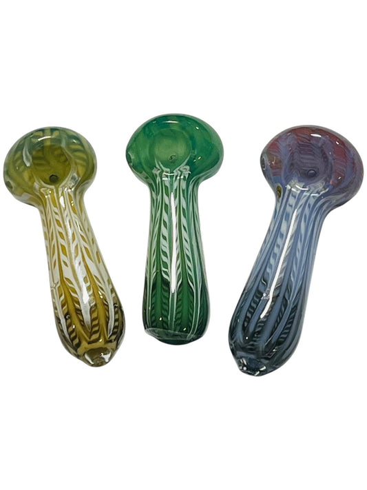 H75 4" Candy Colored Handpipe Assorted Colors 5ct
