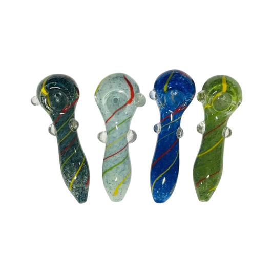 H83 4" Classic Colored Handpipe Assorted Colors 5ct