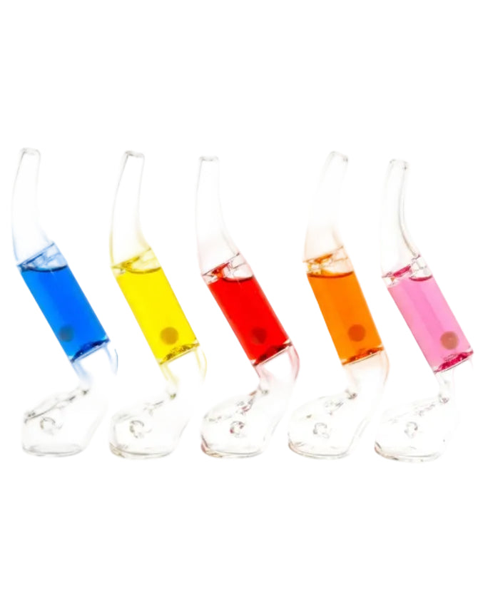 H10 6" Freezable Standing Sherlock Handpipe Assorted Colors 5ct