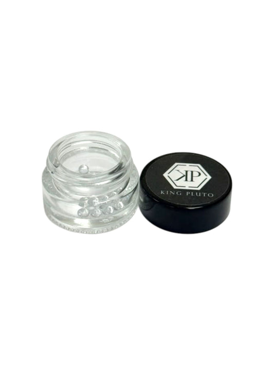 KING PLUTO 4MM CLEAR TERP PEARLS (10 PEARLS EACH JAR) 5CT