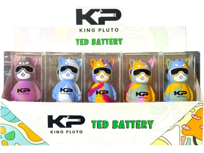 King Pluto Ted 510 Battery Tye-Dye Colors 10ct