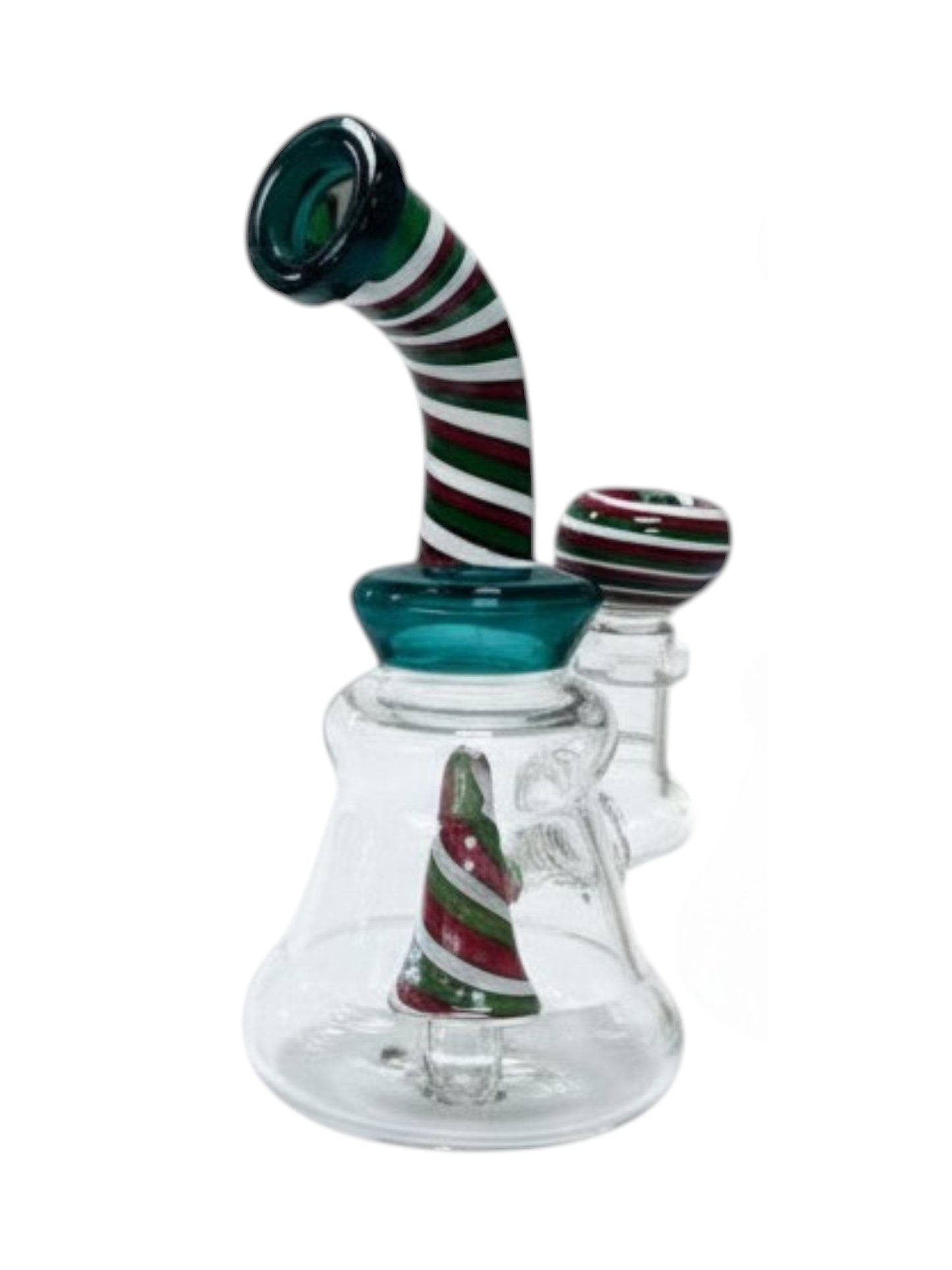 RG59 6" Wigwag Colored w/ Wigwag Bowl Waterpipe Assorted Colors