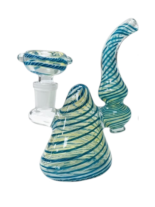 RG58 6" Color Dome w/ Matching Bowl Waterpipe Assorted Colors