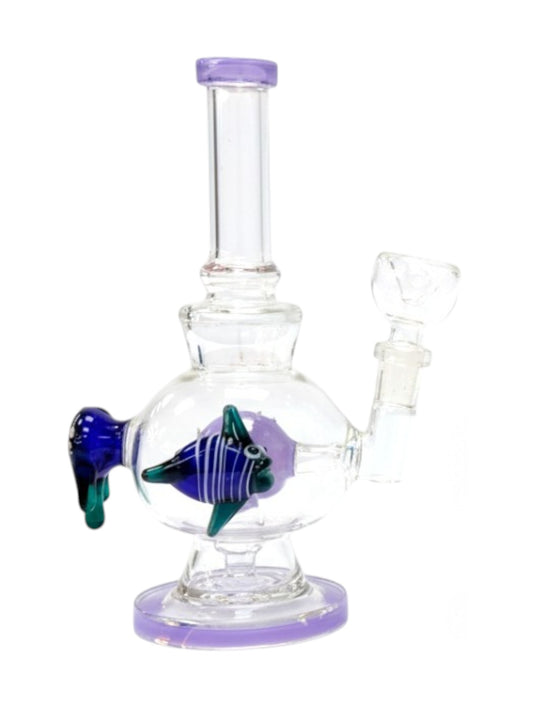 RG46 8" Globe Ocean Side Waterpipe Assorted Colors
