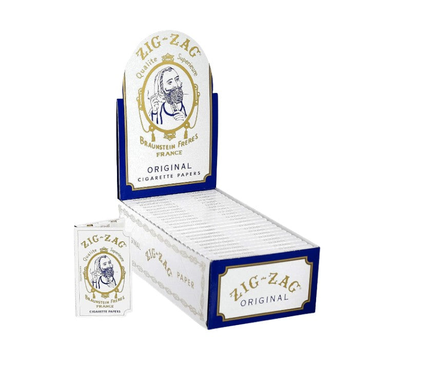 Zig Zag Papers Original White 1 1/2" Size 24 CT