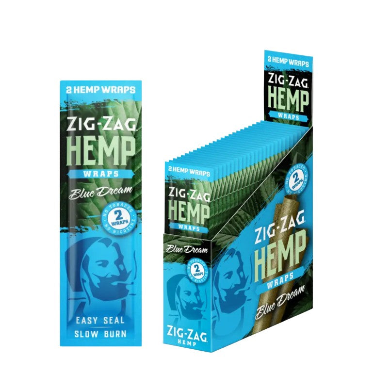Zig Zag Hemp Wraps 2 Pack 25 CT