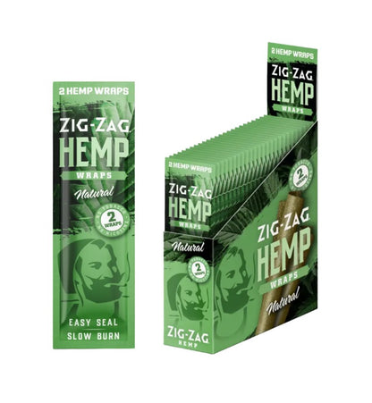 Zig Zag Hemp Wraps 2 Pack 25 CT