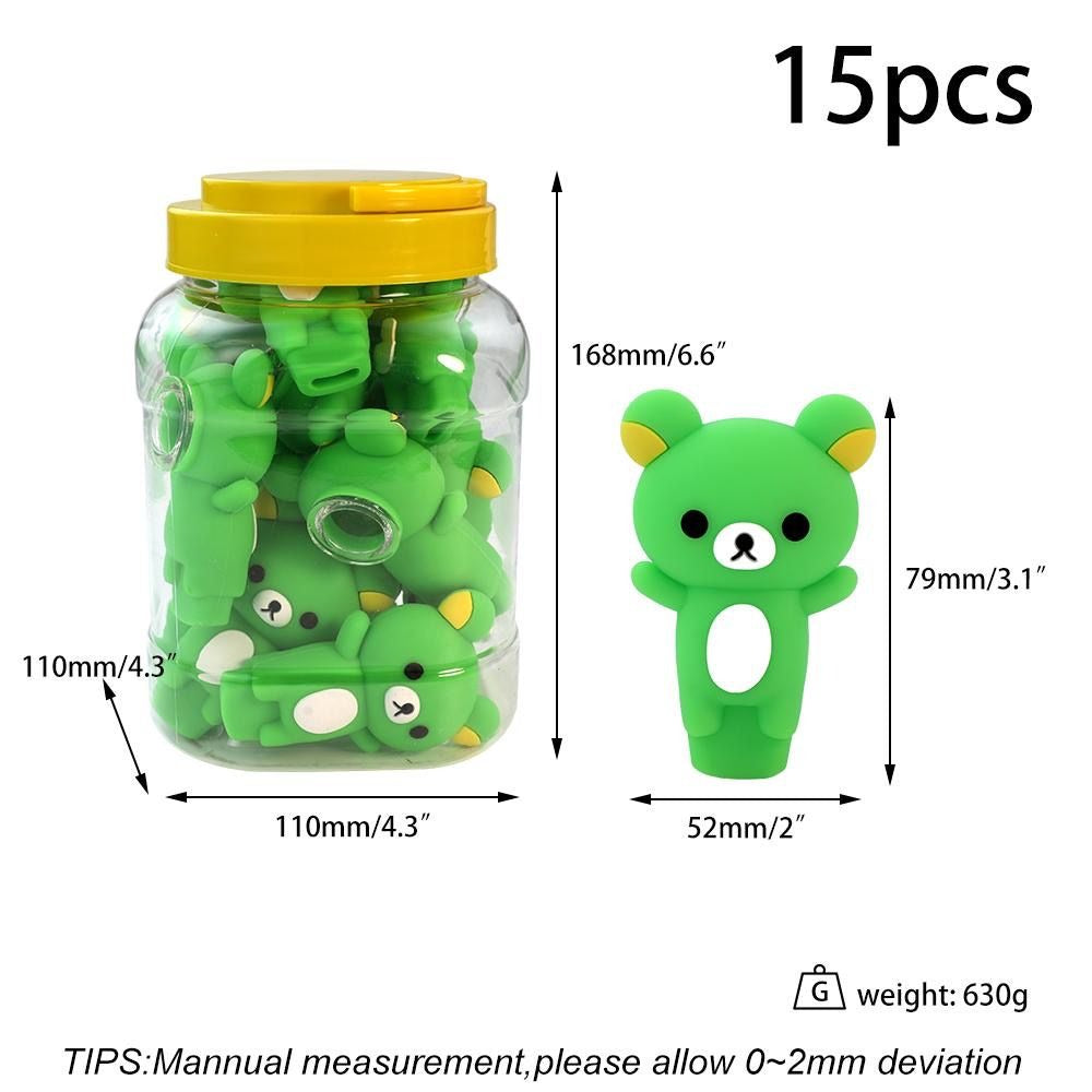 SHP24 Small Bear Handpipes Jar 15ct