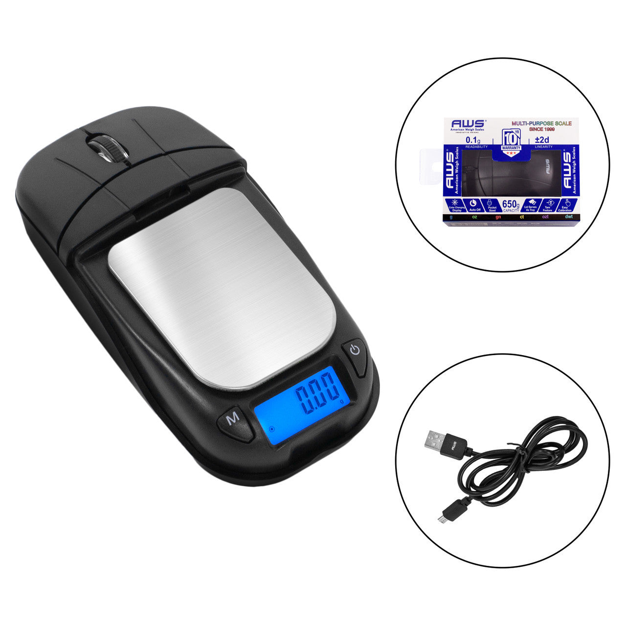AWS-MSC-650 0.1g Mouse Scale