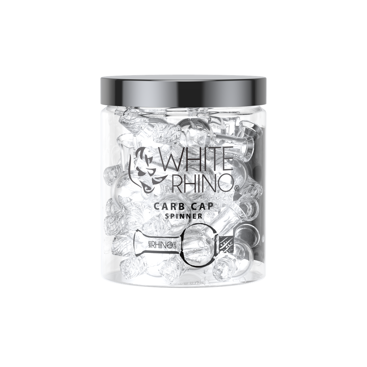 WHITE RHINO SPINNER CARB CAP- 15ct JAR