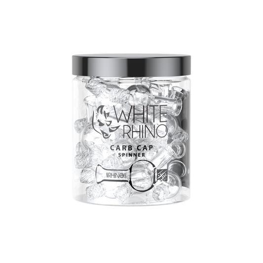 WHITE RHINO SPINNER CARB CAP- 15ct JAR