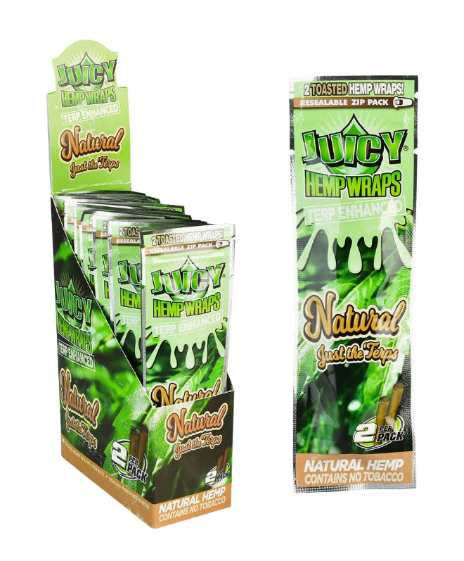 Juicy Jay's Terp Enchaned Hemp Wraps 2 Pack 25 CT