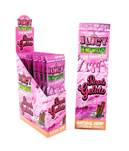 Juicy Jay's Terp Enchaned Hemp Wraps 2 Pack 25 CT