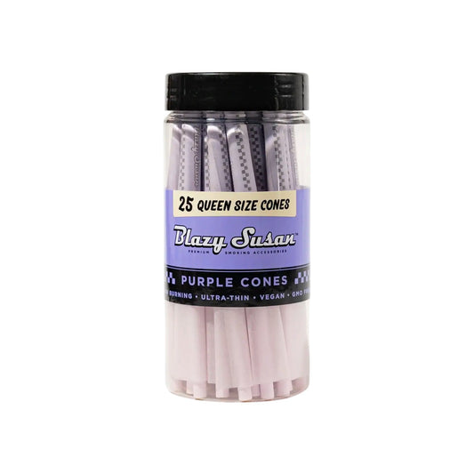 Blazy Susan Purple Cones Jar Queen Size 25 CT
