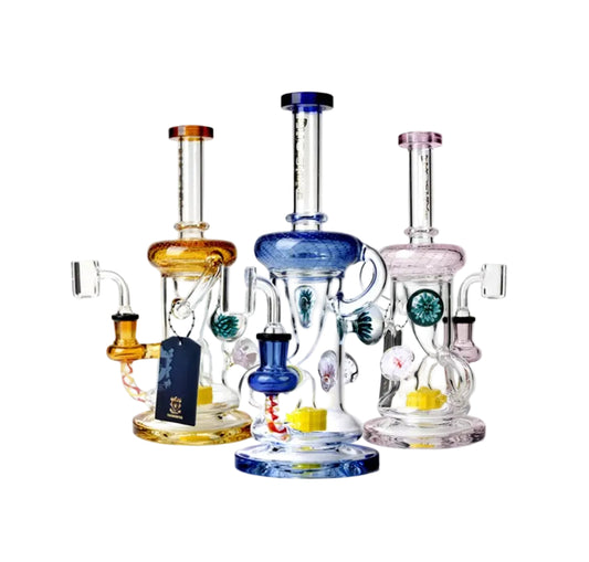 RC5 10" Showerhead Perc Recycler Assorted Colors