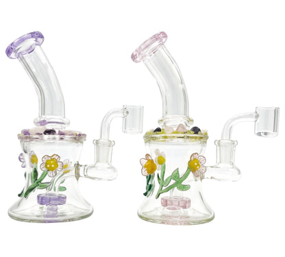 RG14 WP2771 8" Flower Waterpipe Assorted Colors