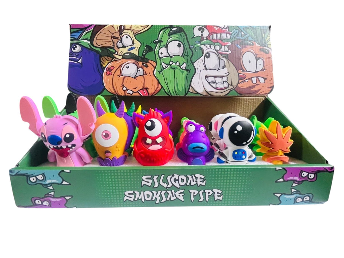 SHP22 Mixed Character Handpipes Display 20ct