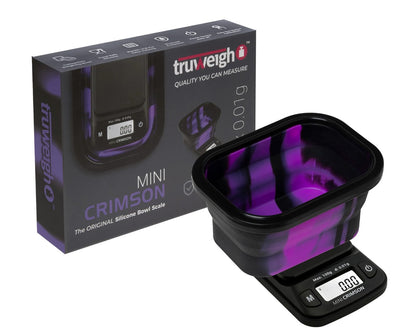 Truweigh Mini Crimson Scale Collapsible Bowl 100g 0.01g