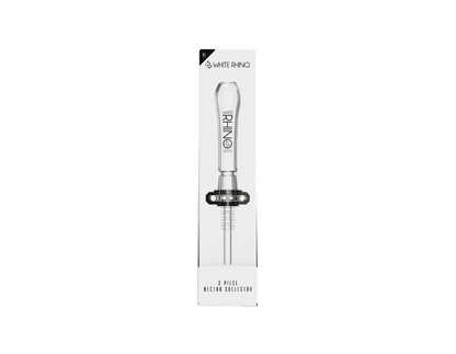 WHITE RHINO 2 PIECE NECTAR COLLECTOR V1 -5ct DISPLAY