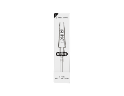 WHITE RHINO 2 PIECE NECTAR COLLECTOR V5 -5ct DISPLAY