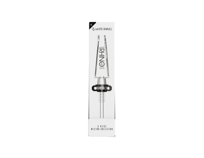 WHITE RHINO 2 PIECE NECTAR COLLECTOR V6 -5ct DISPLAY