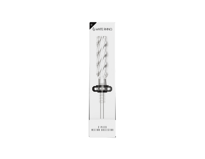 WHITE RHINO 2 PIECE NECTAR COLLECTOR V7 -5ct DISPLAY